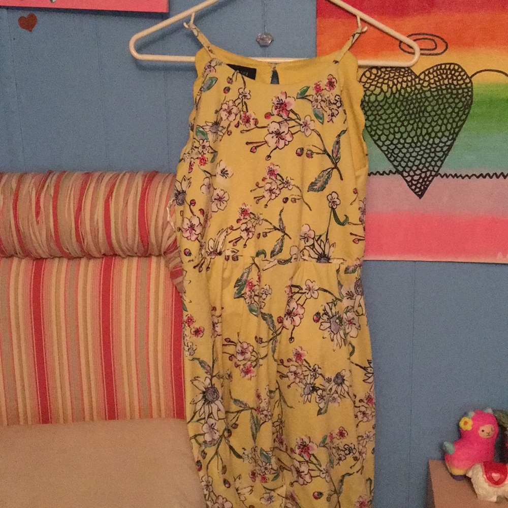 Yellow flower Dress